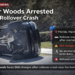 Tiger Woods arrested after rollover crash in Florida with DUI charges filed